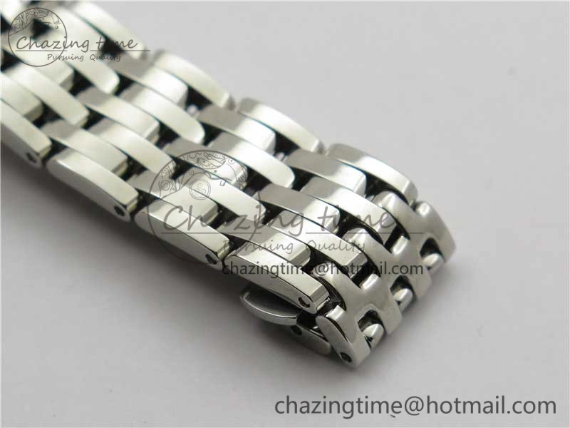 De Ville Prestige Quartz 27.4 mm SS ZF 1:1 Best Edition White Dial RG Markers on SS Bracelet Jap Quartz