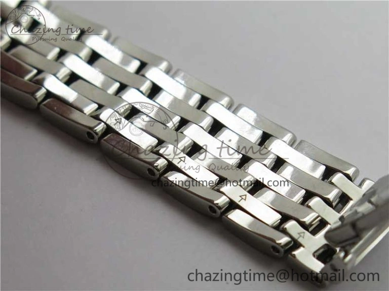 De Ville Prestige Quartz 27.4 mm SS ZF 1:1 Best Edition White Dial RG Markers on SS Bracelet Jap Quartz