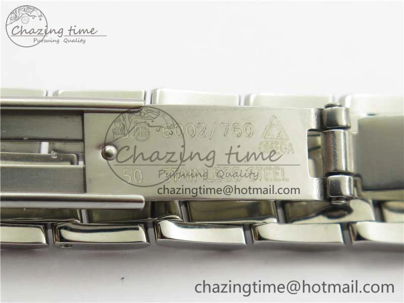 De Ville Prestige Quartz 27.4 mm SS ZF 1:1 Best Edition White Dial RG Markers on SS Bracelet Jap Quartz