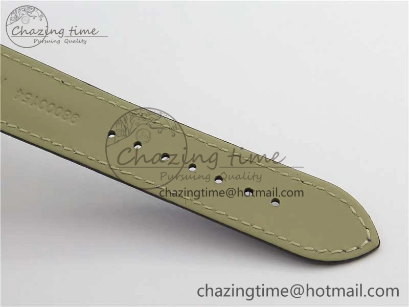 De Ville Prestige Real PR SS ZF 1:1 Best Edition Gray Dial Blue Markers on Blue Leather Strap MIYOTA 9015
