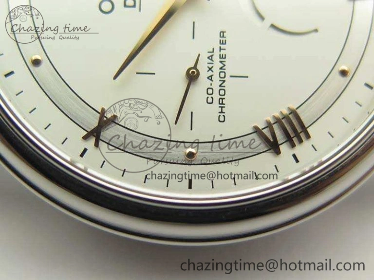 De Ville Prestige Real Power Reserve SS TW 1:1 Best Edition White Dial RG Markers On Leather Strap A2824