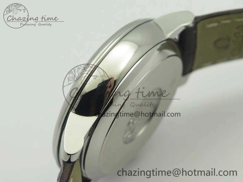 De Ville Prestige Real Power Reserve SS TW 1:1 Best Edition White Dial RG Markers On Leather Strap A2824