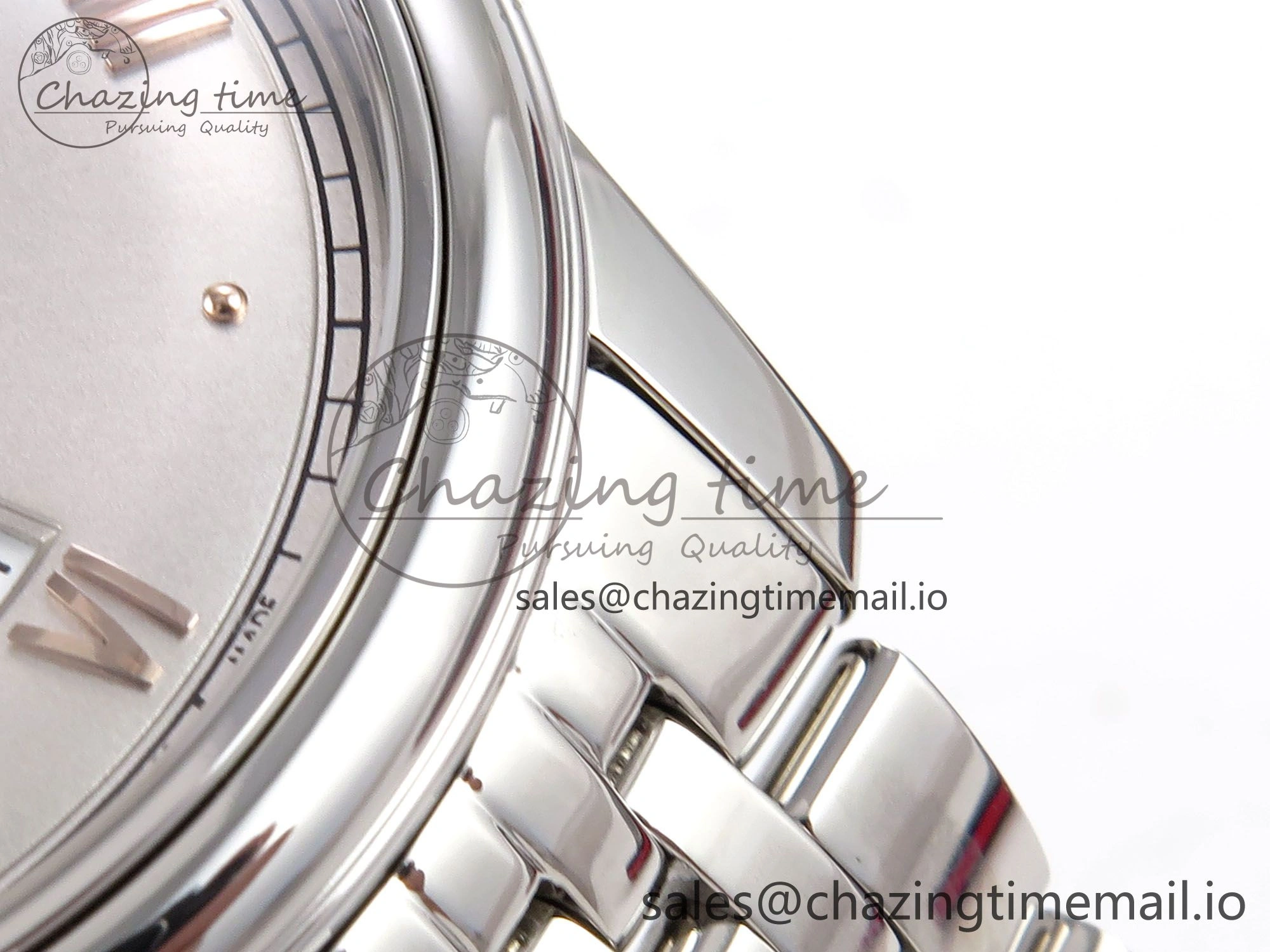 De Ville Prestige SS VSF 1:1 Best Edition Gray Dial on SS Bracelet A8800