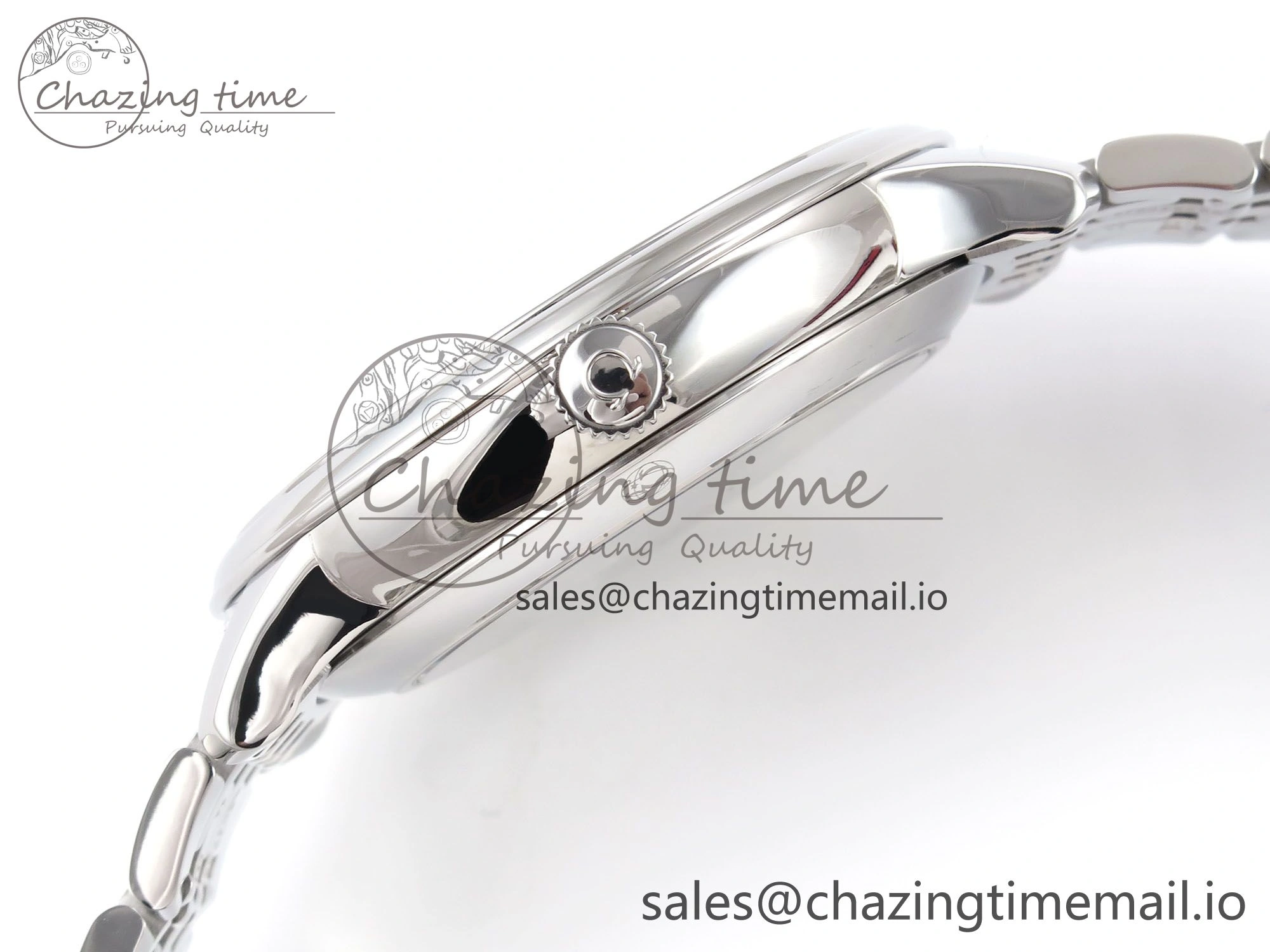 De Ville Prestige SS VSF 1:1 Best Edition Gray Dial on SS Bracelet A8800
