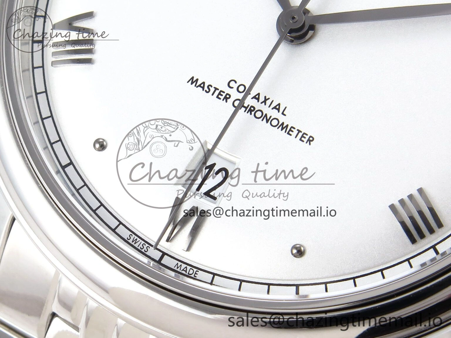 De Ville Prestige SS VSF 1:1 Best Edition White Dial on SS Bracelet A8800