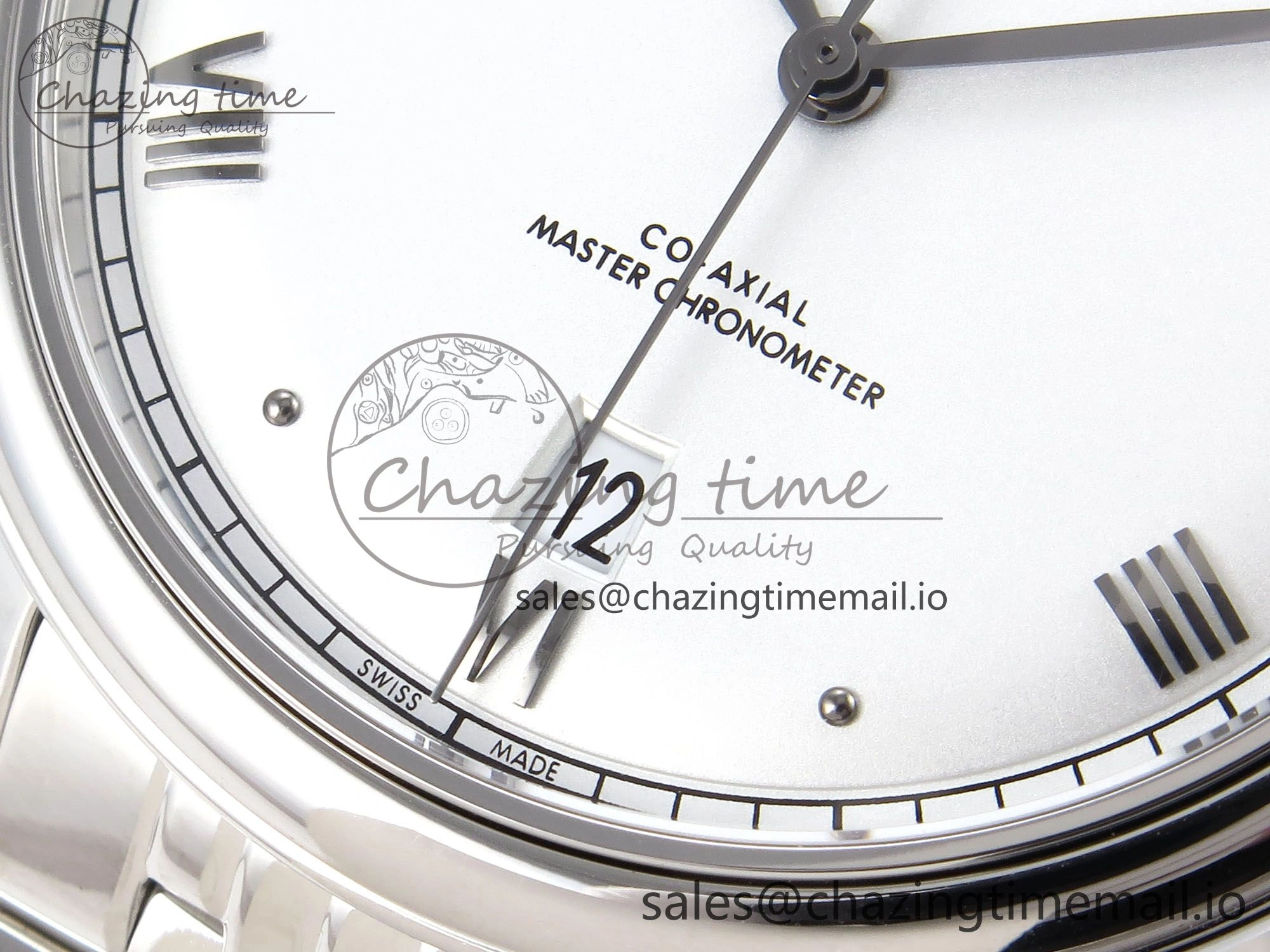 De Ville Prestige SS VSF 1:1 Best Edition White Dial on SS Bracelet A8800