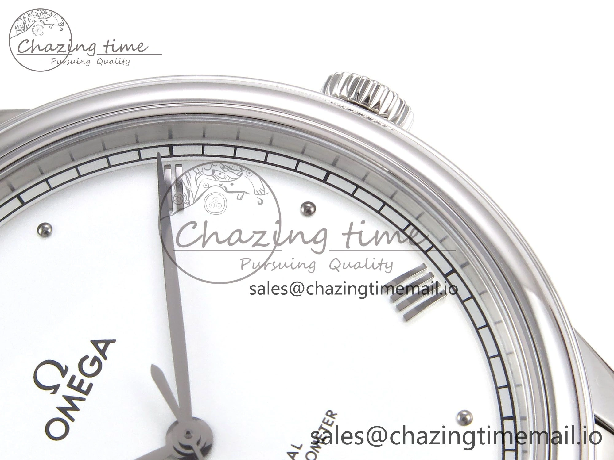 De Ville Prestige SS VSF 1:1 Best Edition White Dial on SS Bracelet A8800