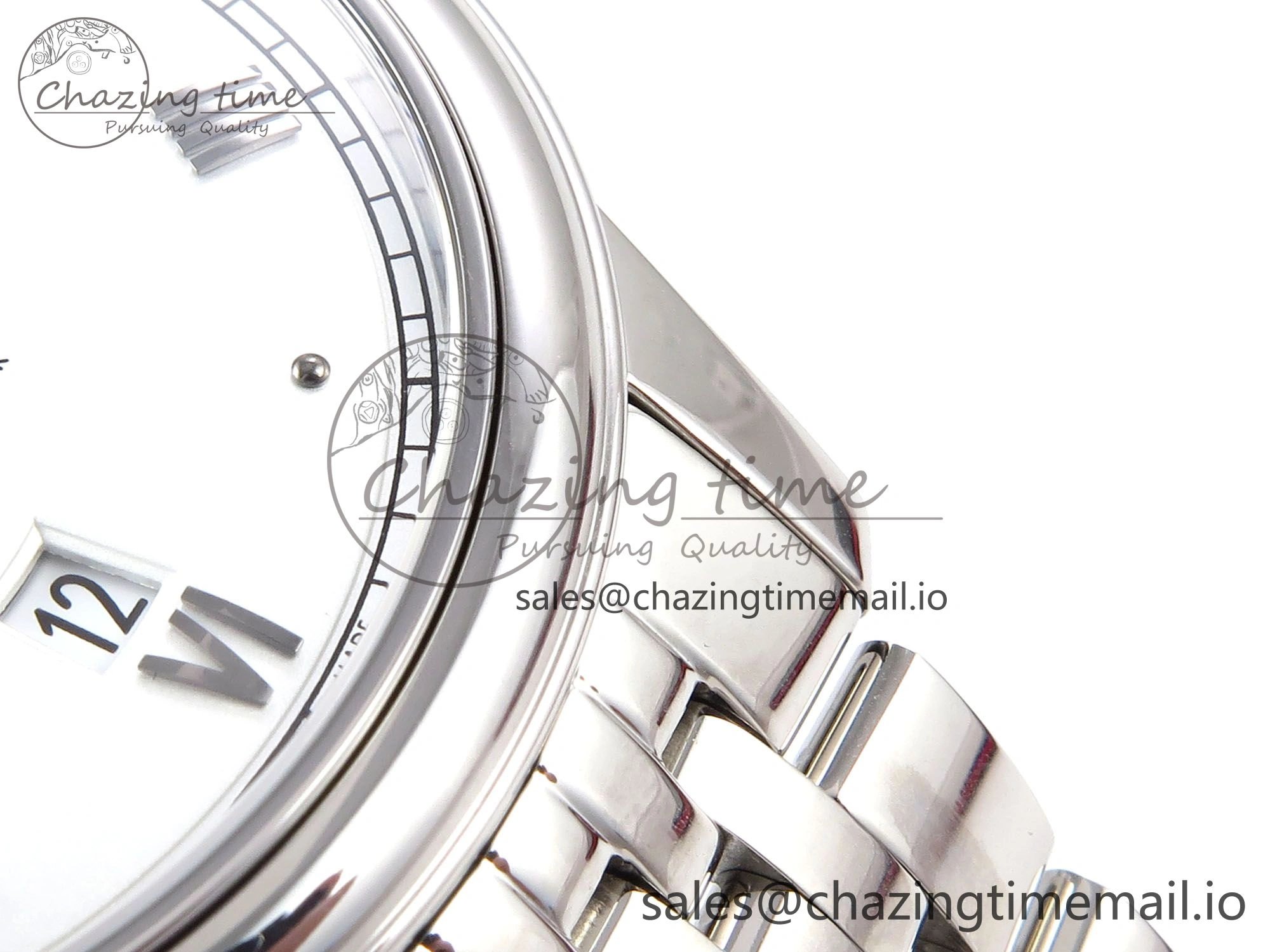 De Ville Prestige SS VSF 1:1 Best Edition White Dial on SS Bracelet A8800
