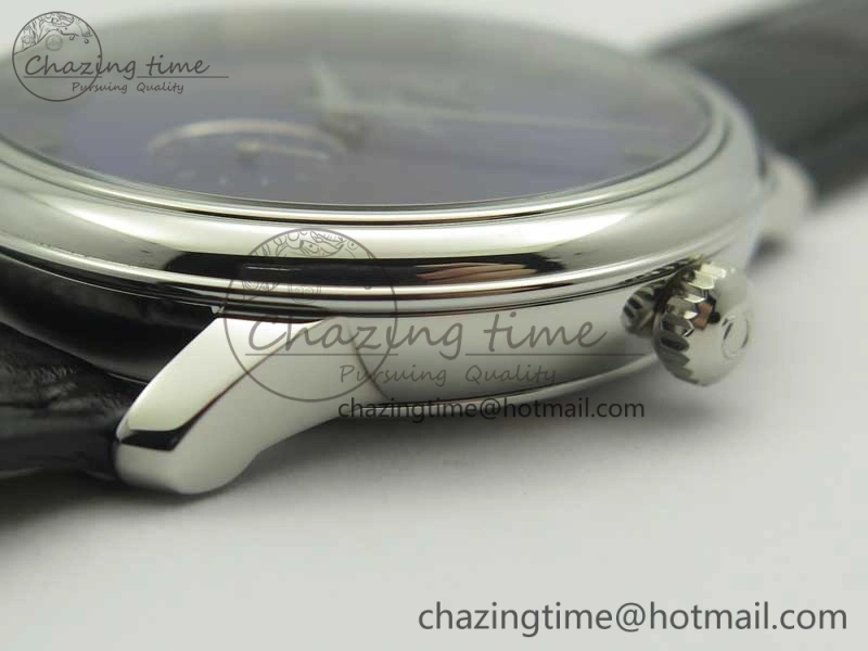 De Ville Prestige Small Second TWF 1:1 Best Edition Blue Dial on Black Leather Strap MIYOTA 9015