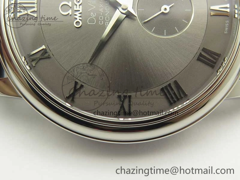 De Ville Prestige Small Second TWF 1:1 Best Edition Gray Dial on Black Leather Strap MIYOTA 9015