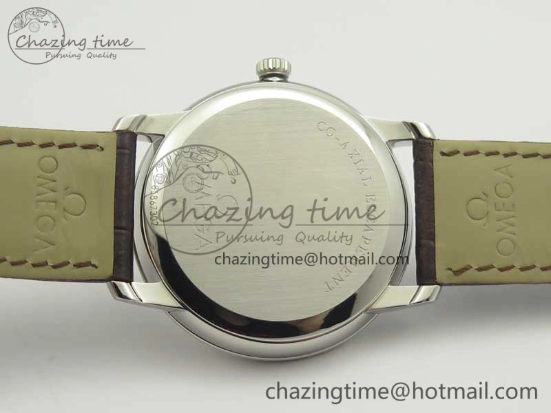 De Ville Prestige Small Second TWF 1:1 Best Edition Gray Dial on Black Leather Strap MIYOTA 9015