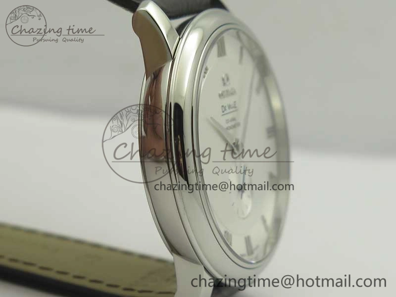 De Ville Prestige Small Second TWF 1:1 Best Edition White Dial on Brown Leather Strap MIYOTA 9015