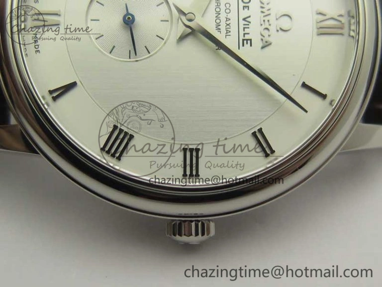 De Ville Prestige Small Second TWF 1:1 Best Edition White Dial on Brown Leather Strap MIYOTA 9015
