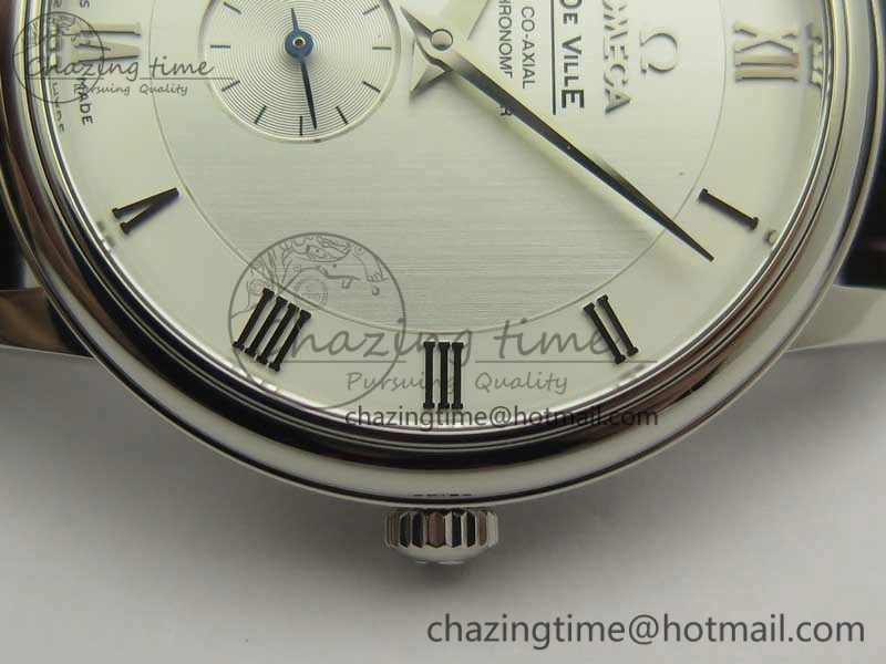 De Ville Prestige Small Second TWF 1:1 Best Edition White Dial on Brown Leather Strap MIYOTA 9015
