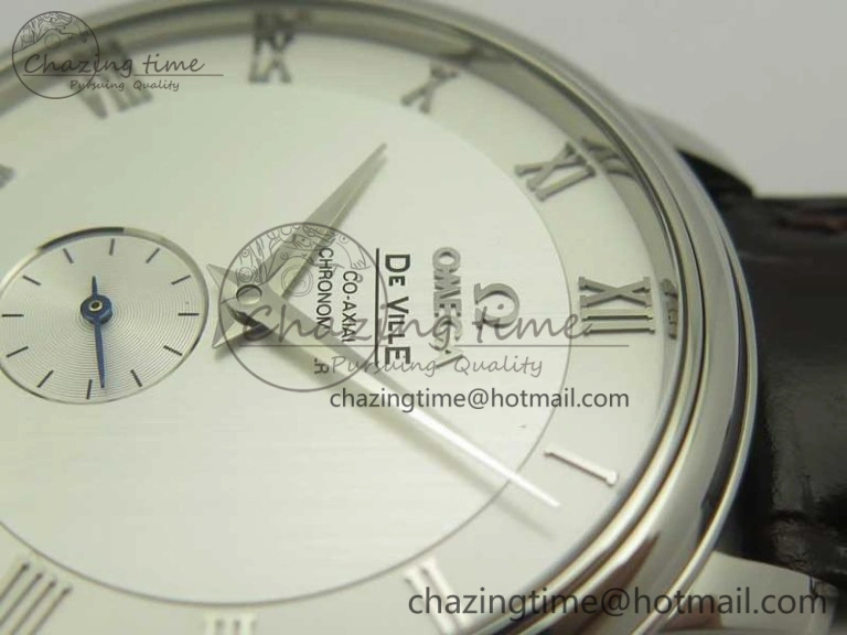 De Ville Prestige Small Second TWF 1:1 Best Edition White Dial on Brown Leather Strap MIYOTA 9015