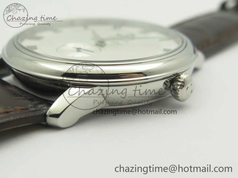 De Ville Prestige Small Second TWF 1:1 Best Edition White Dial on Brown Leather Strap MIYOTA 9015