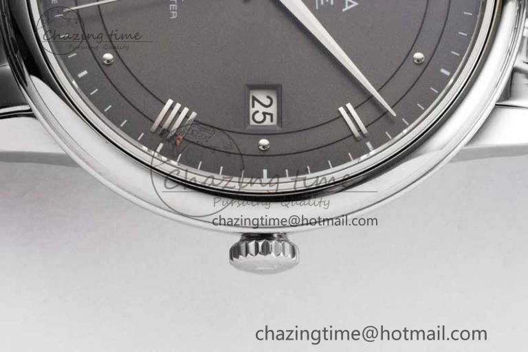 De Ville SS DIWF 1:1 Best Edition Gray Dial SS Markers on SS Bracelet MIYOTA 9015