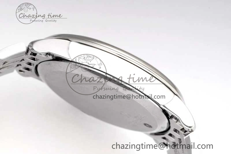 De Ville SS DIWF 1:1 Best Edition Gray Dial SS Markers on SS Bracelet MIYOTA 9015