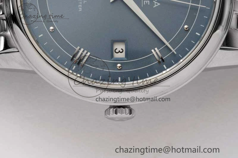 De Ville SS DIWF 1:1 Best Edition Light Blue Dial SS Markers on SS Bracelet MIYOTA 9015