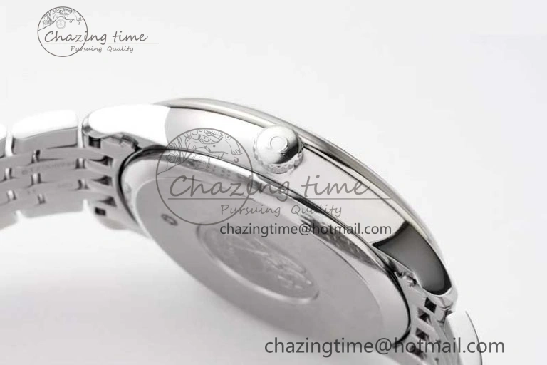 De Ville SS DIWF 1:1 Best Edition Light Blue Dial SS Markers on SS Bracelet MIYOTA 9015