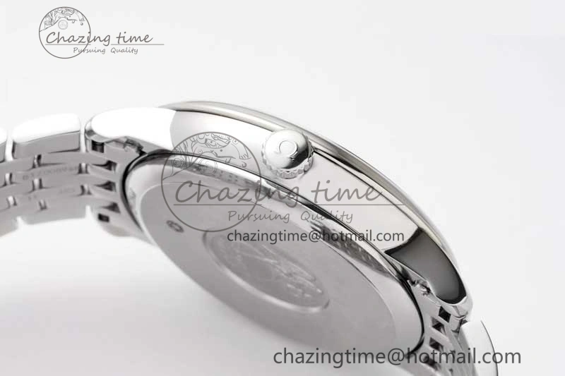 De Ville SS DIWF 1:1 Best Edition Light Blue Dial SS Markers on SS Bracelet MIYOTA 9015