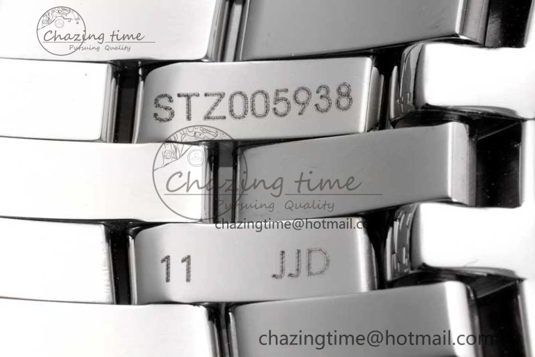 De Ville SS DIWF 1:1 Best Edition Silver Dial SS Markers on SS Bracelet MIYOTA 9015