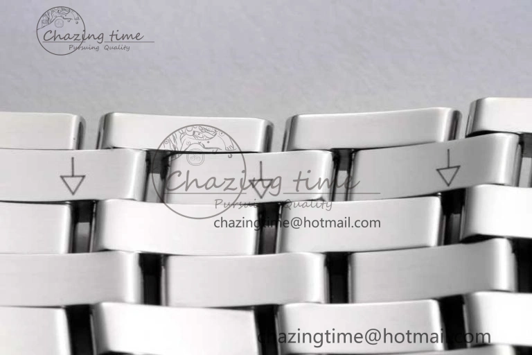 De Ville SS DIWF 1:1 Best Edition Silver Dial SS Markers on SS Bracelet MIYOTA 9015