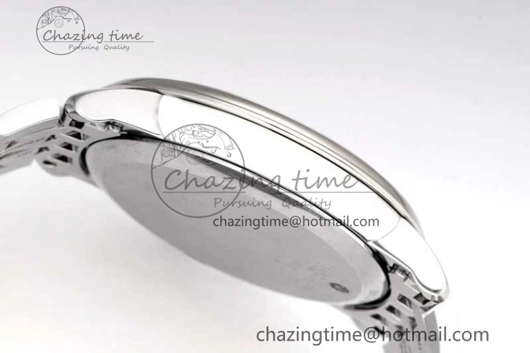 De Ville SS DIWF 1:1 Best Edition Silver Dial SS Markers on SS Bracelet MIYOTA 9015