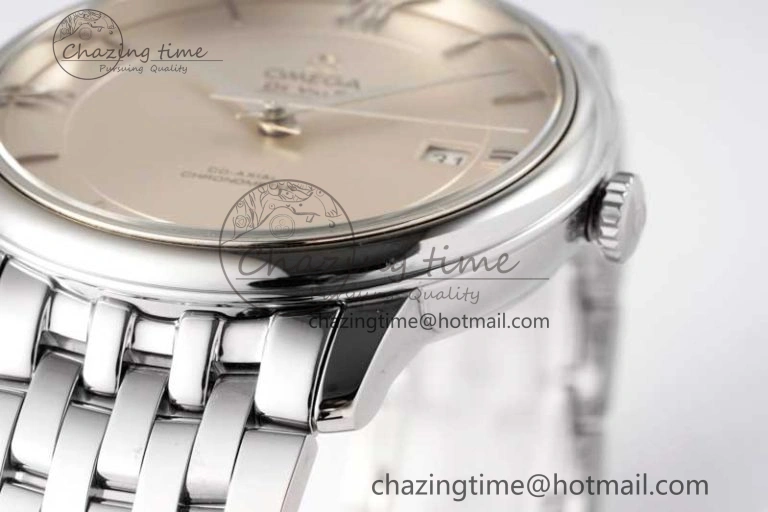 De Ville SS DIWF 1:1 Best Edition Silver Dial SS Markers on SS Bracelet MIYOTA 9015