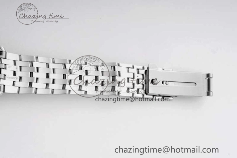 De Ville SS DIWF 1:1 Best Edition Silver Dial SS Markers on SS Bracelet MIYOTA 9015