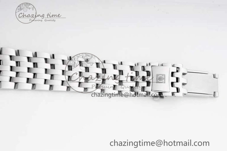 De Ville SS DIWF 1:1 Best Edition Silver Dial SS Markers on SS Bracelet MIYOTA 9015