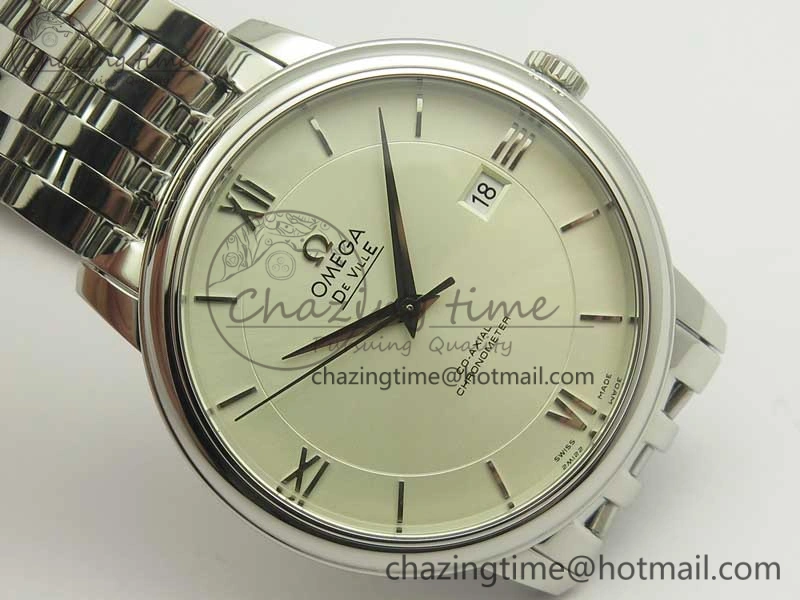 De Ville SS RXW 1:1 Best Edition Silver Dial on SS Bracelet A2892