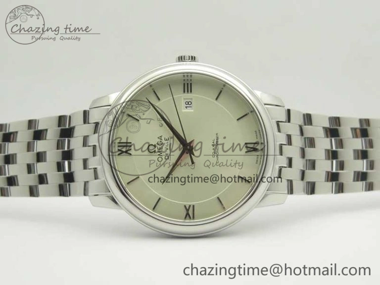 De Ville SS RXW 1:1 Best Edition Silver Dial on SS Bracelet A2892