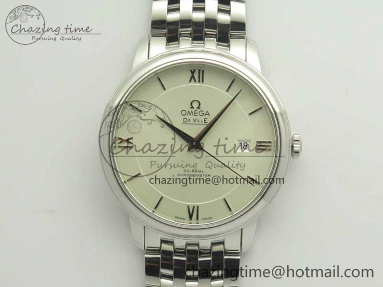De Ville SS RXW 1:1 Best Edition Silver Dial on SS Bracelet A2892