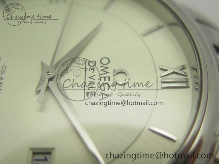 De Ville SS RXW 1:1 Best Edition Silver Dial on SS Bracelet A2892