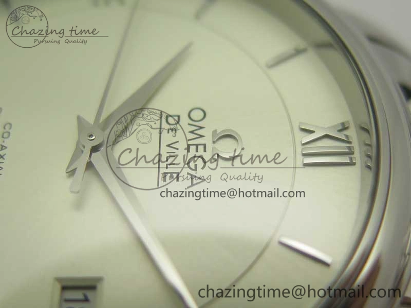 De Ville SS RXW 1:1 Best Edition Silver Dial on SS Bracelet A2892