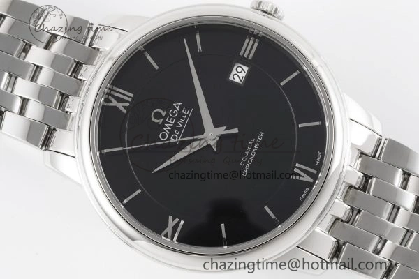 De Ville SS TWF 1:1 Best Edition Black Dial on SS Bracelet MIYOTA 9015
