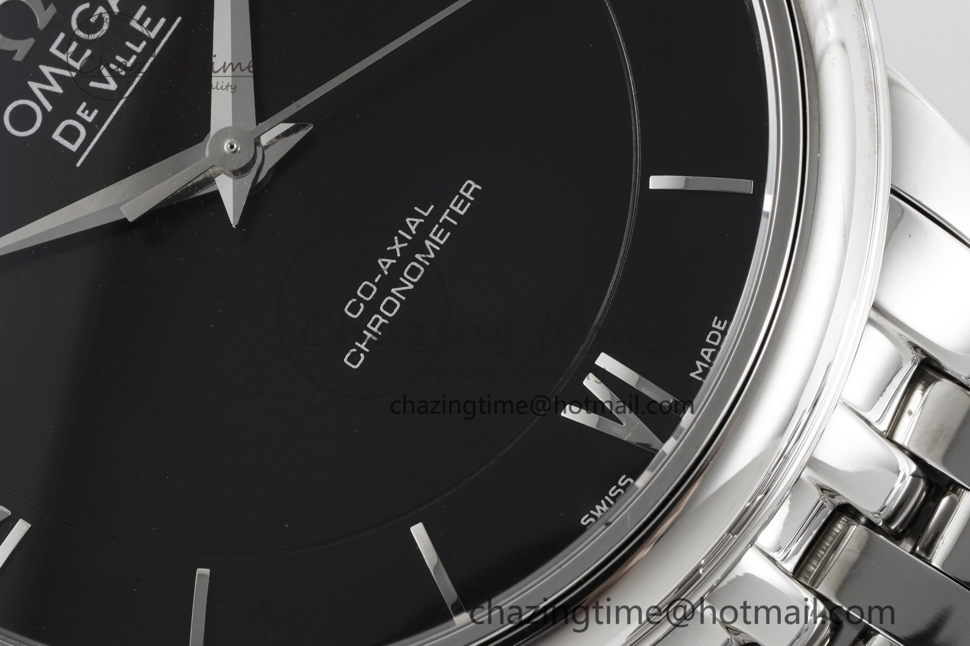 De Ville SS TWF 1:1 Best Edition Black Dial on SS Bracelet MIYOTA 9015