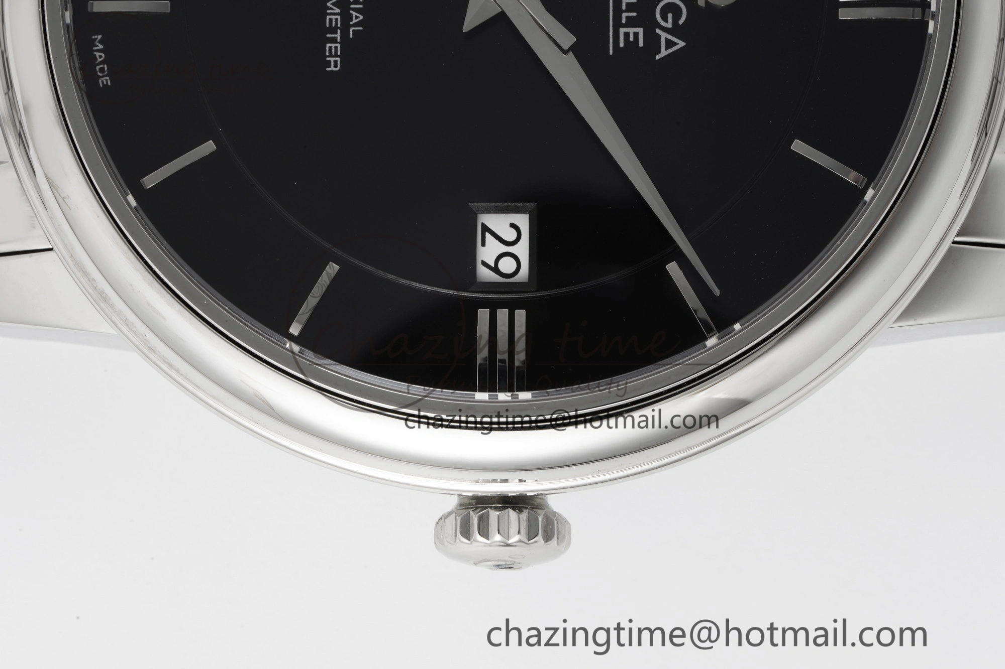 De Ville SS TWF 1:1 Best Edition Black Dial on SS Bracelet MIYOTA 9015