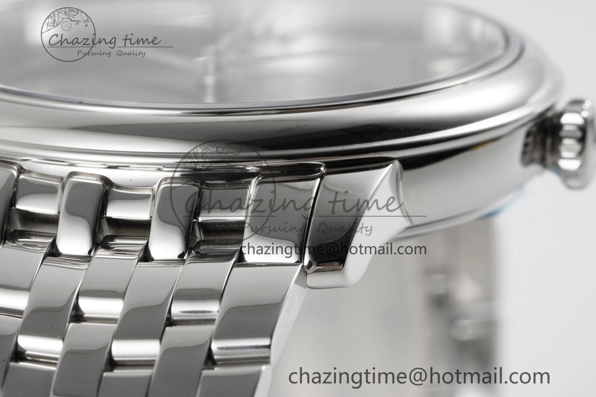 De Ville SS TWF 1:1 Best Edition Black Dial on SS Bracelet MIYOTA 9015