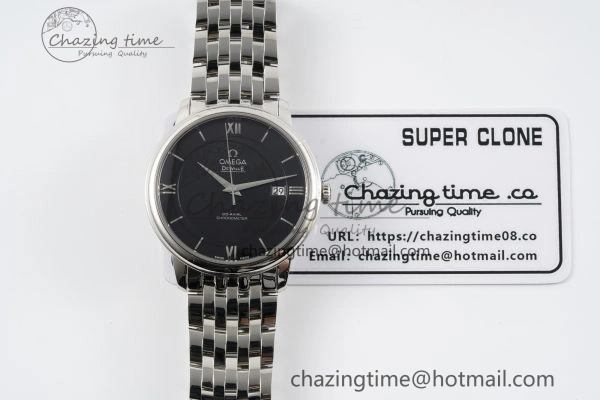 De Ville SS TWF 1:1 Best Edition Black Dial on SS Bracelet MIYOTA 9015