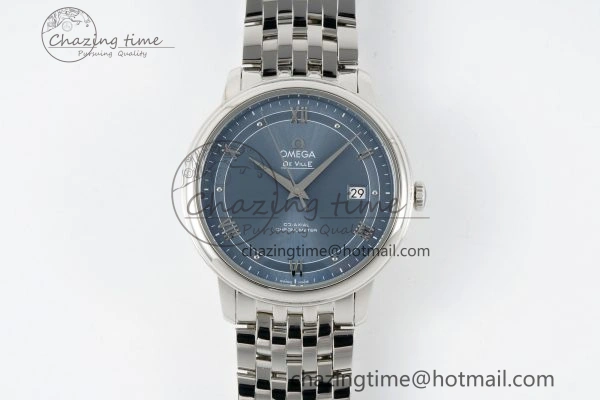 De Ville SS TWF 1:1 Best Edition Blue Dial on SS Bracelet MIYOTA 9015