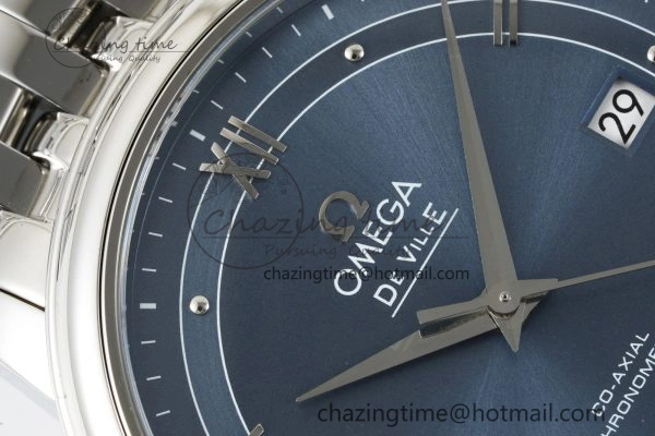 De Ville SS TWF 1:1 Best Edition Blue Dial on SS Bracelet MIYOTA 9015