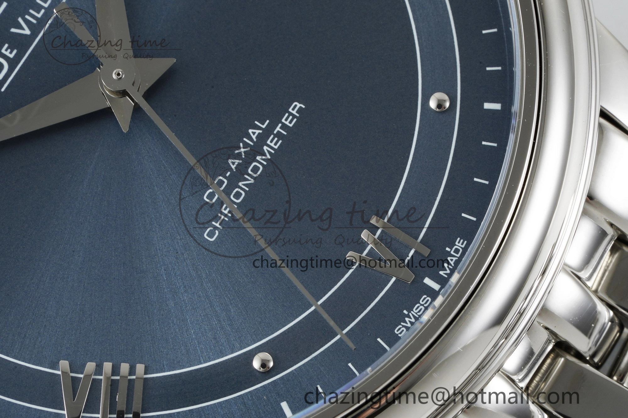 De Ville SS TWF 1:1 Best Edition Blue Dial on SS Bracelet MIYOTA 9015