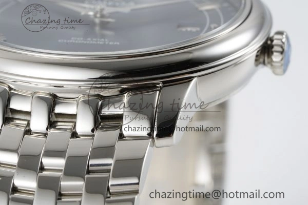 De Ville SS TWF 1:1 Best Edition Blue Dial on SS Bracelet MIYOTA 9015
