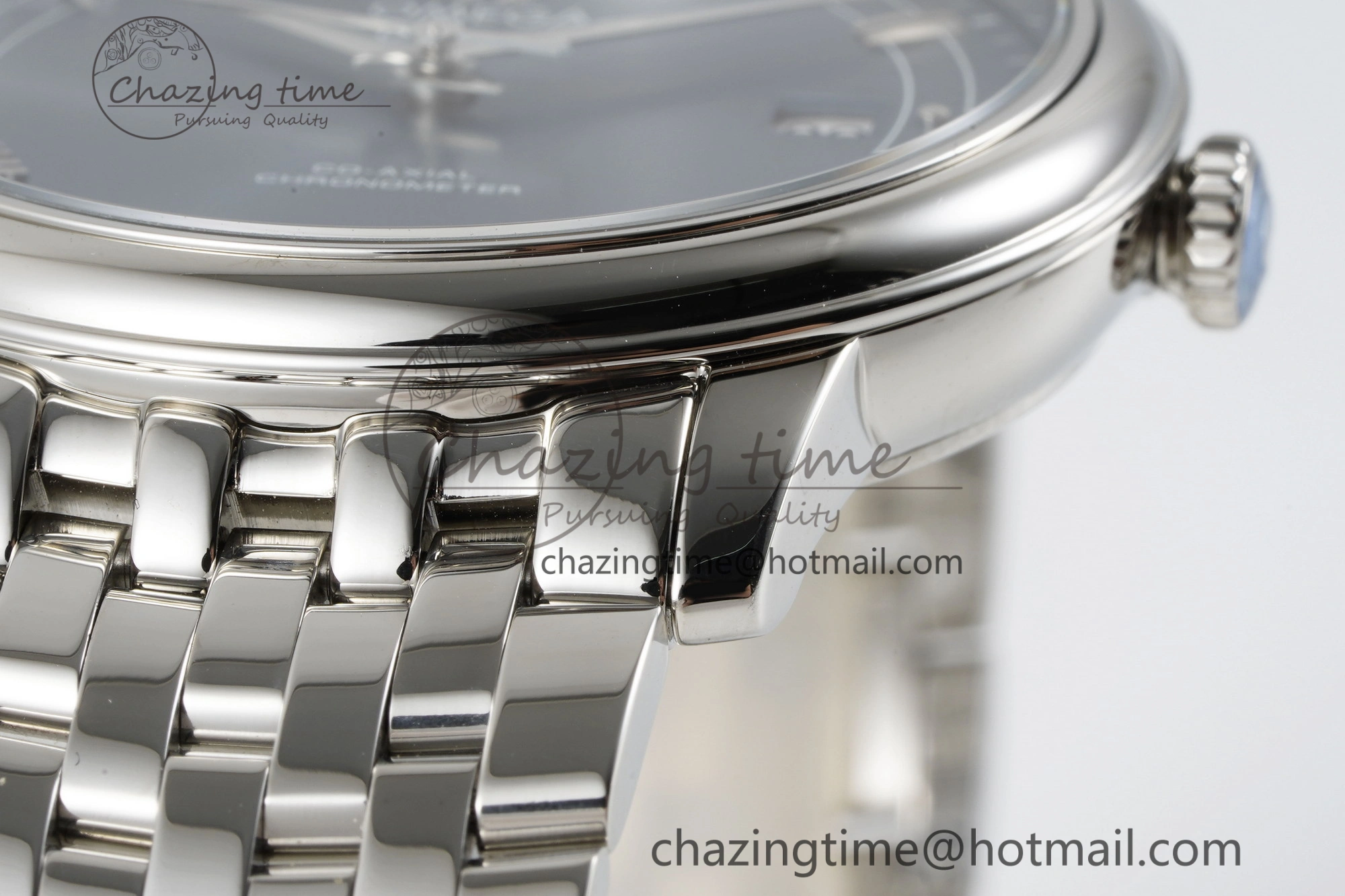 De Ville SS TWF 1:1 Best Edition Blue Dial on SS Bracelet MIYOTA 9015
