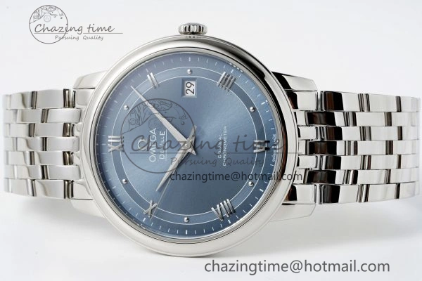 De Ville SS TWF 1:1 Best Edition Blue Dial on SS Bracelet MIYOTA 9015
