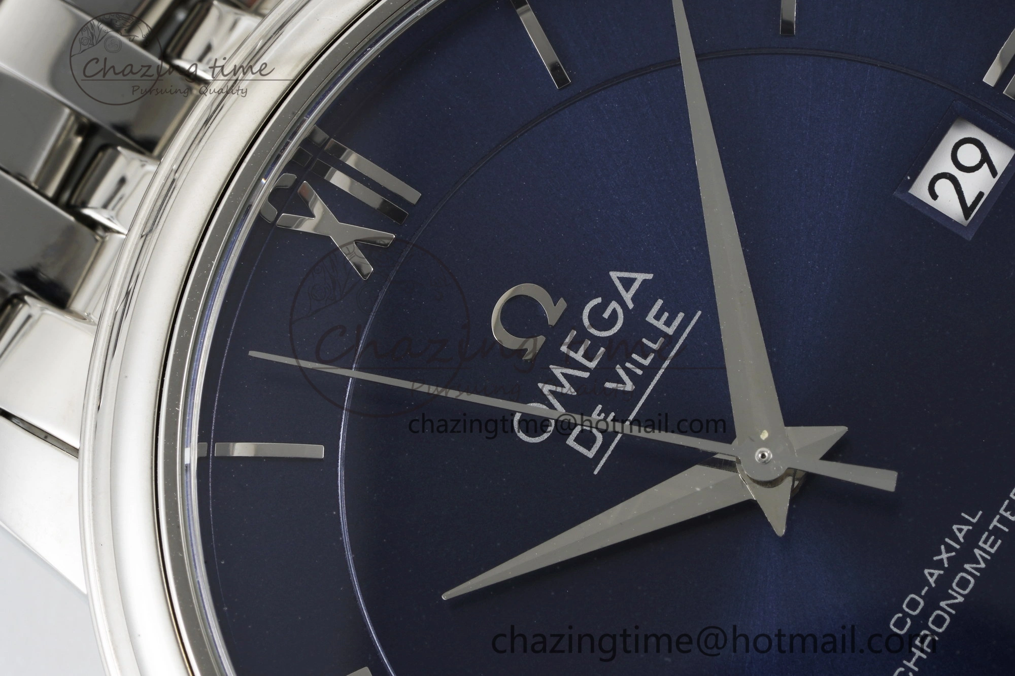 De Ville SS TWF 1:1 Best Edition Deep Blue Dial on SS Bracelet MIYOTA 9015