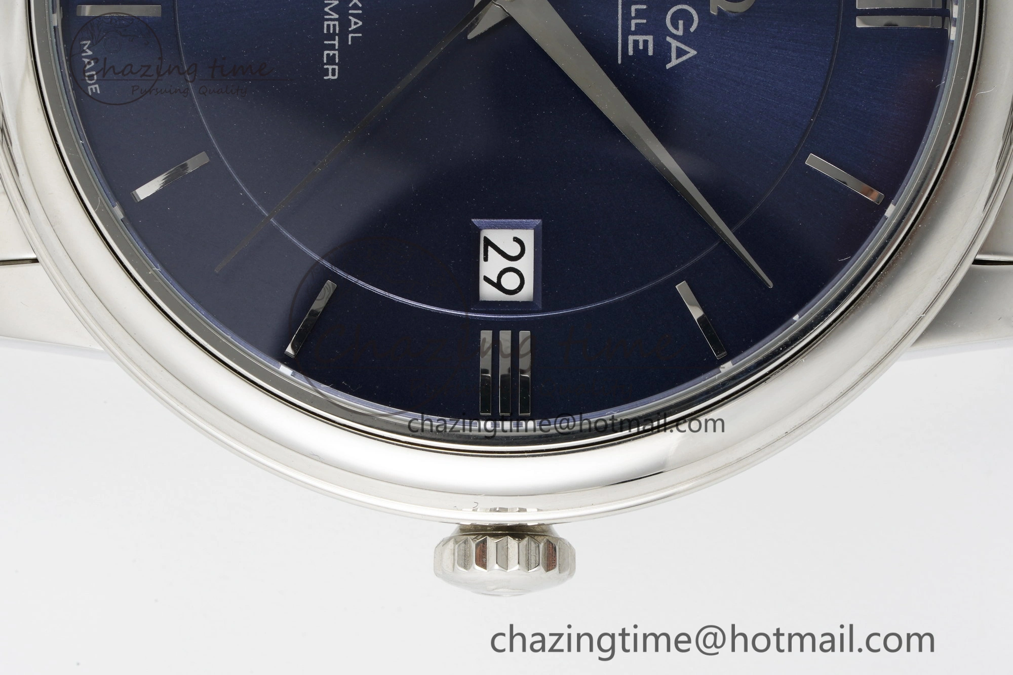 De Ville SS TWF 1:1 Best Edition Deep Blue Dial on SS Bracelet MIYOTA 9015