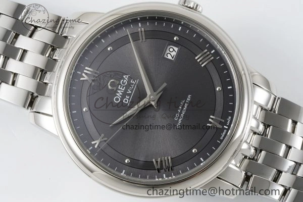 De Ville SS TWF 1:1 Best Edition Gray Dial on SS Bracelet MIYOTA 9015